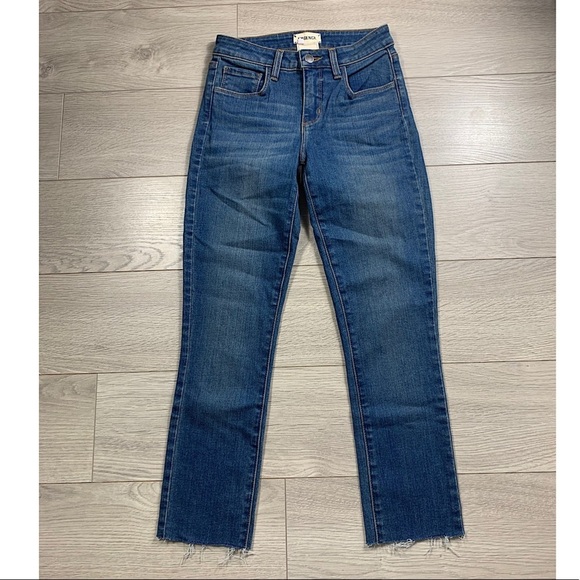 L’AGENCE Tilly Slim Straight Raw Hem Premier Jeans - Picture 3 of 16